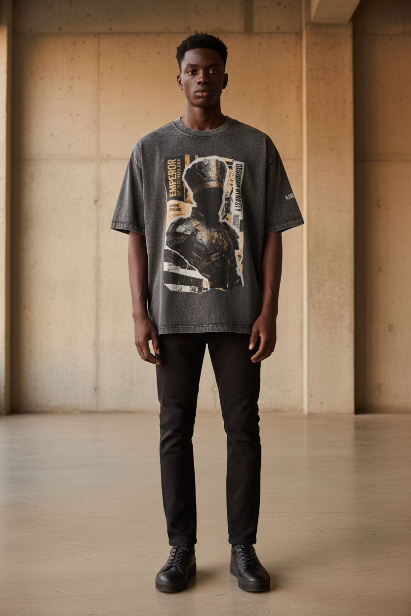 N.GRI.TUD — T-shirt Oversized Délavé II